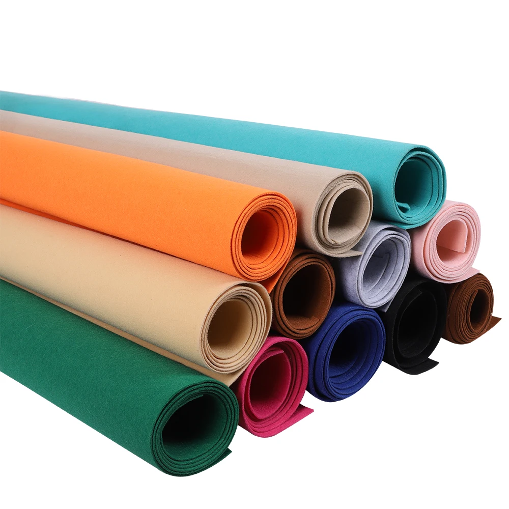 Craft Felt Fabric Wholesale Recycled Non Woven Fabric Nonwoven Industry Felt Plain 5mm 9mm 10mm Thick Wool Felt Manufacturer