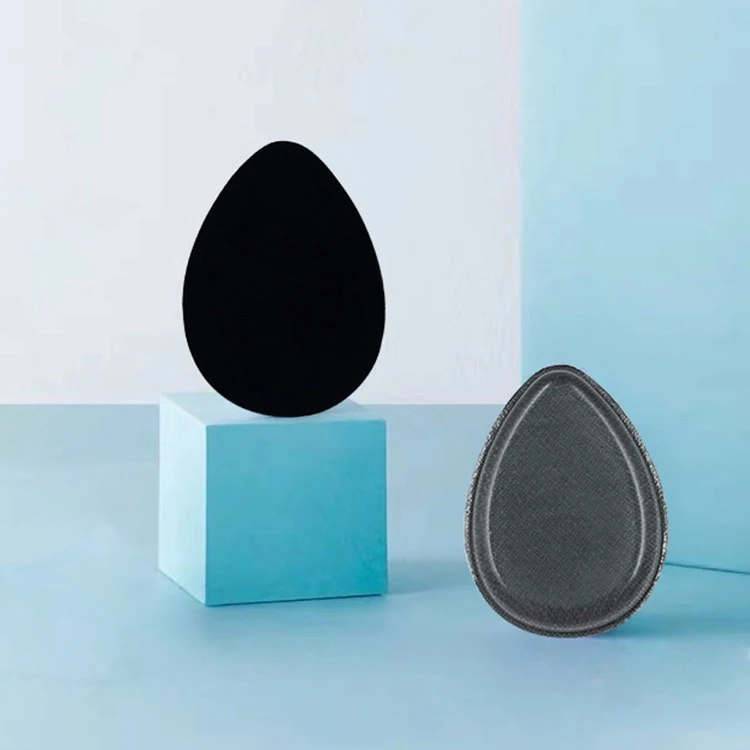 Silicone Microfiber Dual Use Foundation Puffs Powder Makeup Sponges No logo