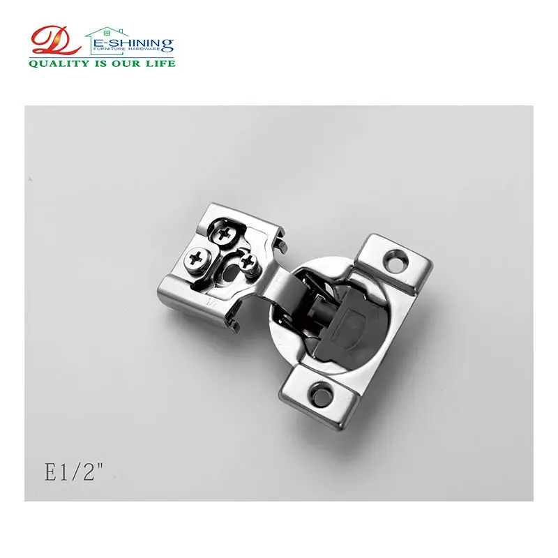 E-SHINING hydraulic 3D adjustment cabinet compact soft close closing american US furniture hinges clip on face frame hinge