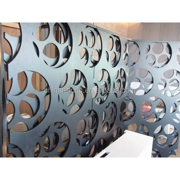 Custom Hight Quality Aluminum Decorative Modern Hotel Interior Design Decorative Partition