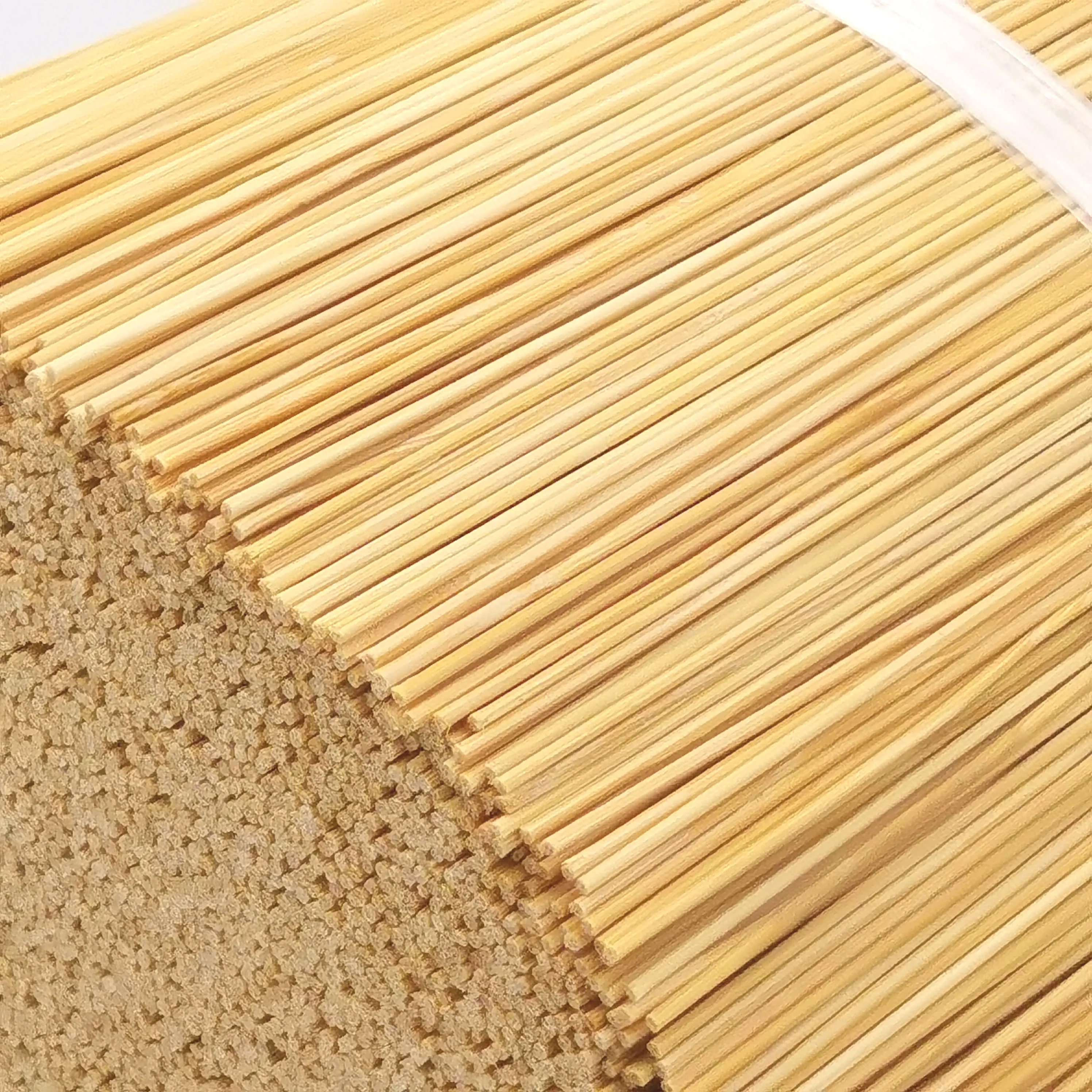 
Hot Sale Diameter 1.3mm Natural Bamboo Stick For Agarbatti 8Inch 9 Inch 