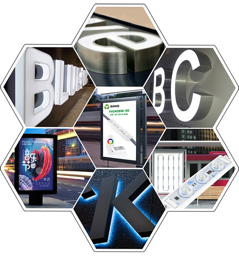 Mini DC 12V 1.2W  Led Module light 3  Leds injection 2835 SMD IP68 Waterproof Lighting letter sign box