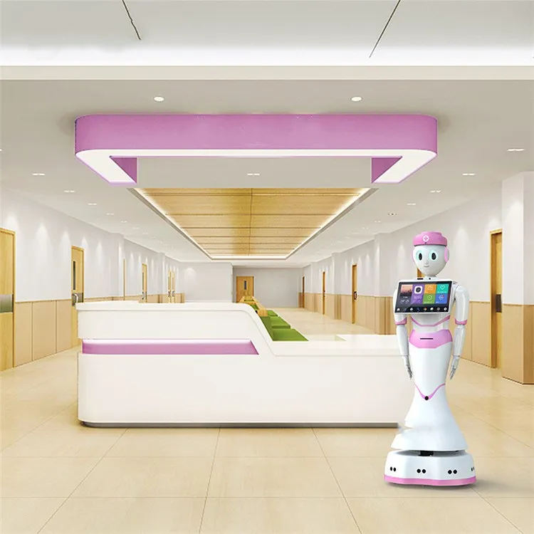 Popular selling smart Amy AI service robot 49kg android control system welcome robot for shopping mall