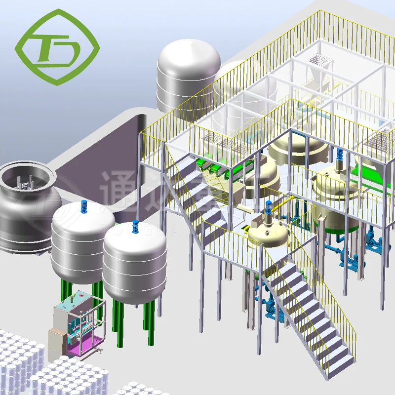 Agricultural Chemical Liquid Fertilizer Production Line Organic Waste Water Soluble Fertilizer Production Line