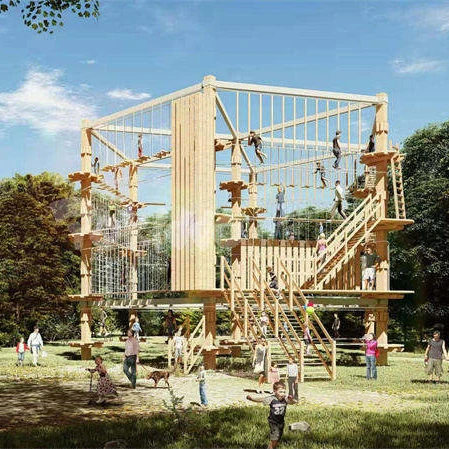 Sound Return High Rope Courses Adventure Playground Jungle Adventure Park