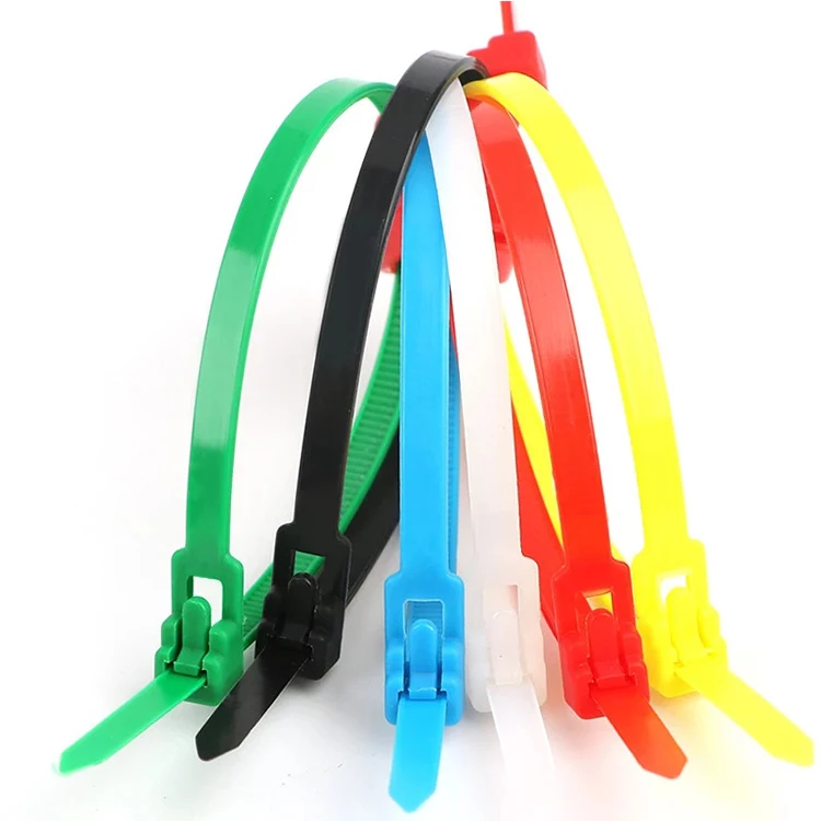4.8x250mm Cable tie reusable plastic tie adjustable zip ties nylon66