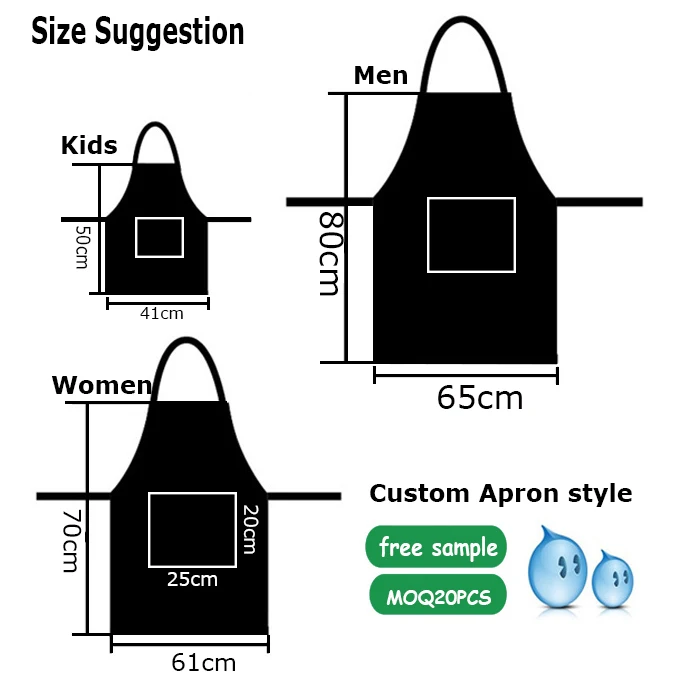 perfect bags factory direct for cafe waitress 3 pocket adult  waist apron