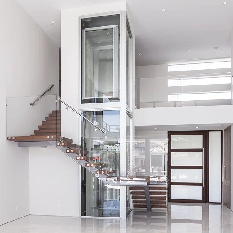 2-4 Person Verticalhydraulic Elevator Residential House Electric Small Home Elevator