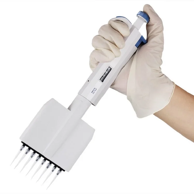 electronic semi adjustable volume pipette pens plastic multichannel serological lab pipette pens