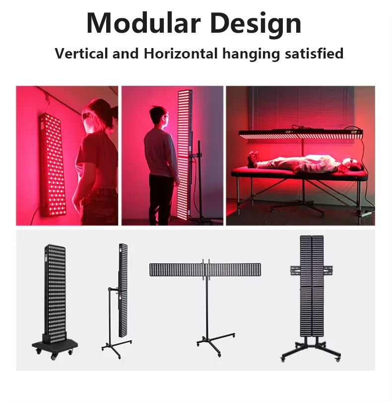 1000w full body infrared 660nm 850nm red light therapy panel