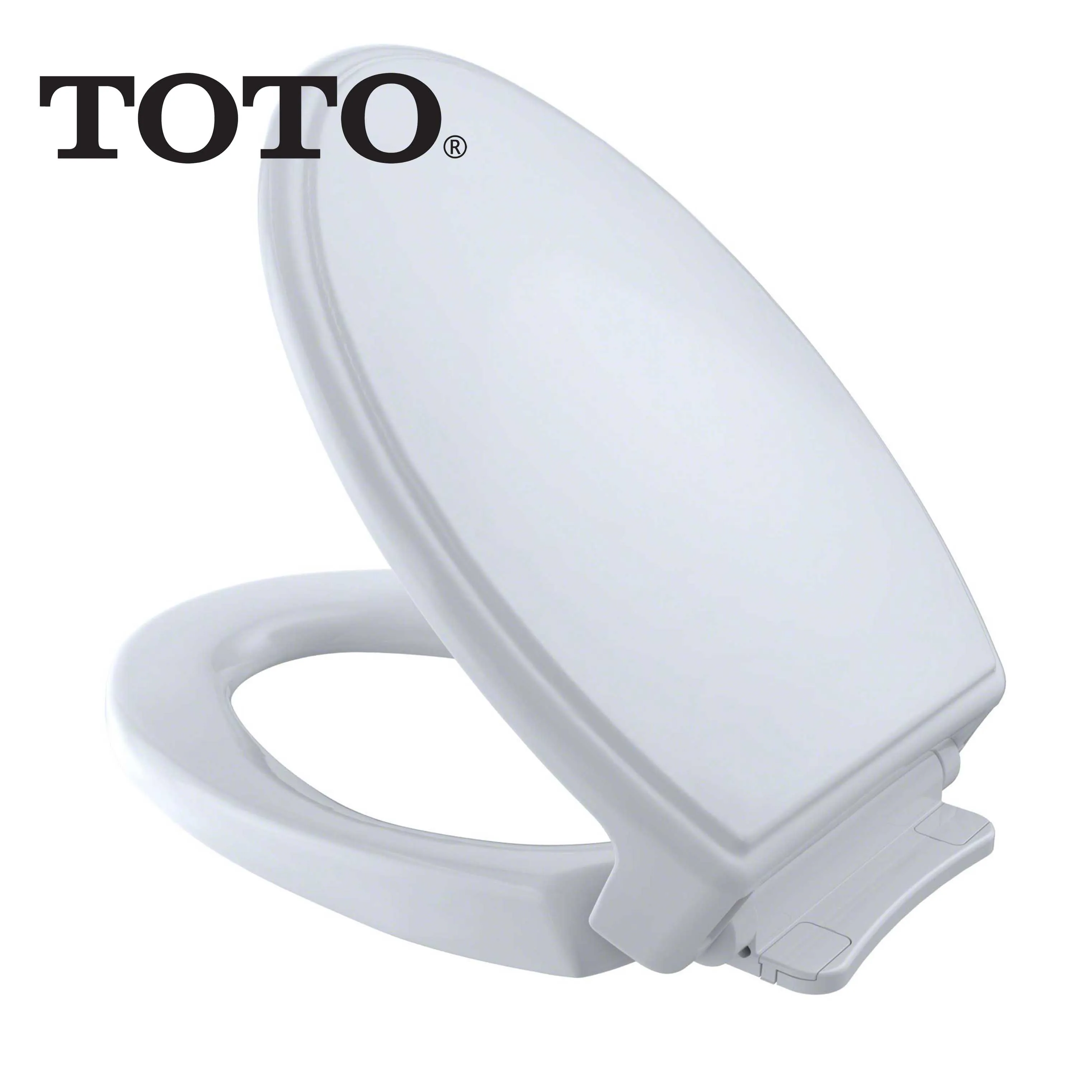 TOTO SS154#01 Traditional SoftClose Elongated Toilet Seat, Cotton White
