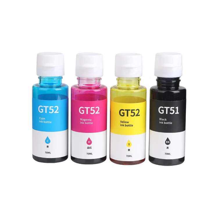 Wholesale GT51 GT52 GT53  HP compatible refill ink for Ink Tank 115/310/311/315 printers