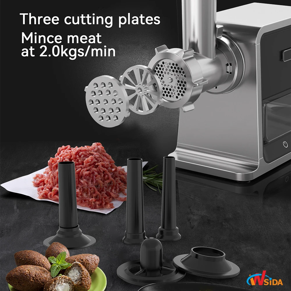 Wsida Meat And Vegetable Slicer Grinder Wholesale Private Label Home Meat Grinder 100V~250V 50/60Hz Meat Grinder Machine