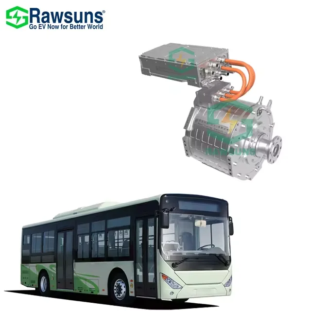 High Speed Electric Car Bus Motor with Controller AC Motor Bus RDD2800 Direct Drive 115kw Electric Vehicle Inverter Drive system