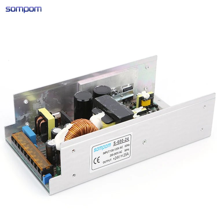 Импульсный источник питания светодиодного табло S-600-24 24V 25A 600W