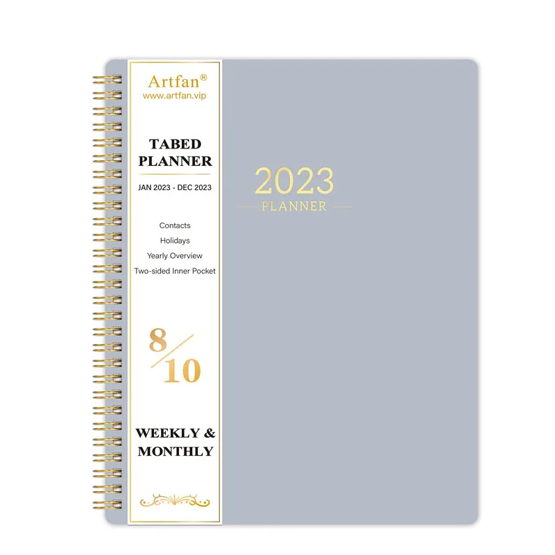 Wholesale Custom Goal Planners Spiral Daily Planner Weekly Monthly B5 Budget Agenda Undated Planner