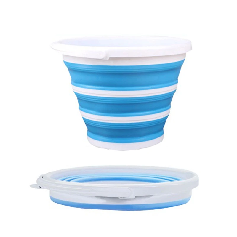BPA free Collapsible Plastic Bucket Foldable Round Tub Portable Fishing Water Pail Space Saving Outdoor Water pot