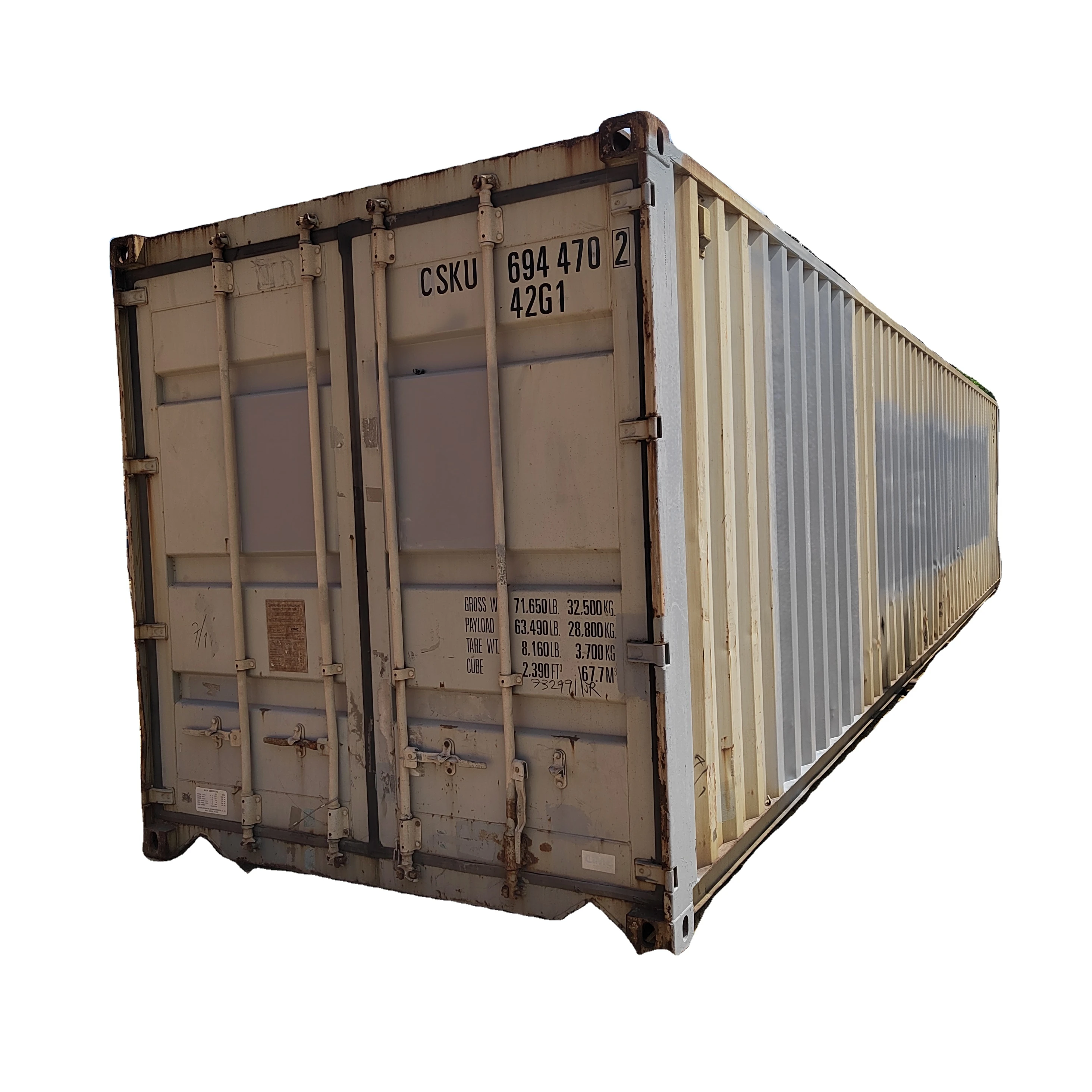 20ft 40ft Customize Provided ISO Customized brand new 40HQ Used Empty shipping container