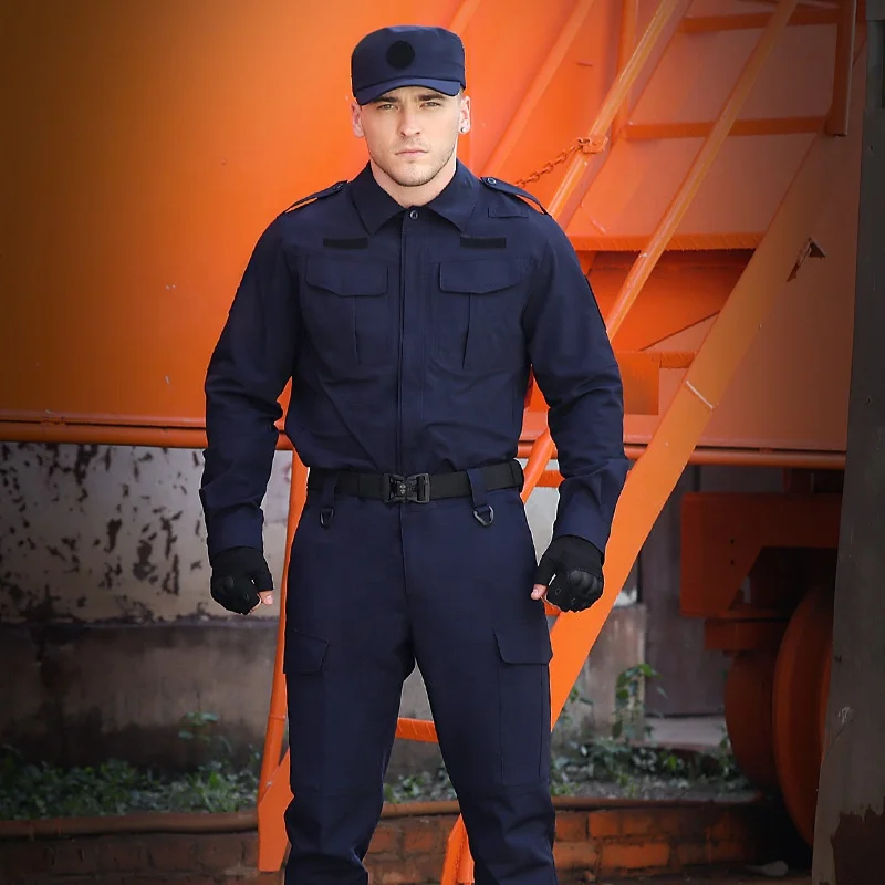 Security Guard Blue Uniform Lightweight Security Jackets