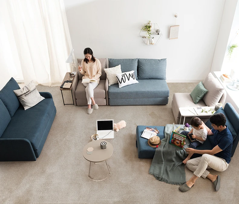 Interior grey retro collection brick design living room large area rug