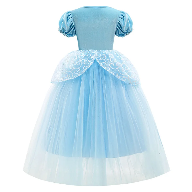 Christmas Halloween Princess Dress Roleplay Kids Cos Costumes For Girl Cinderella