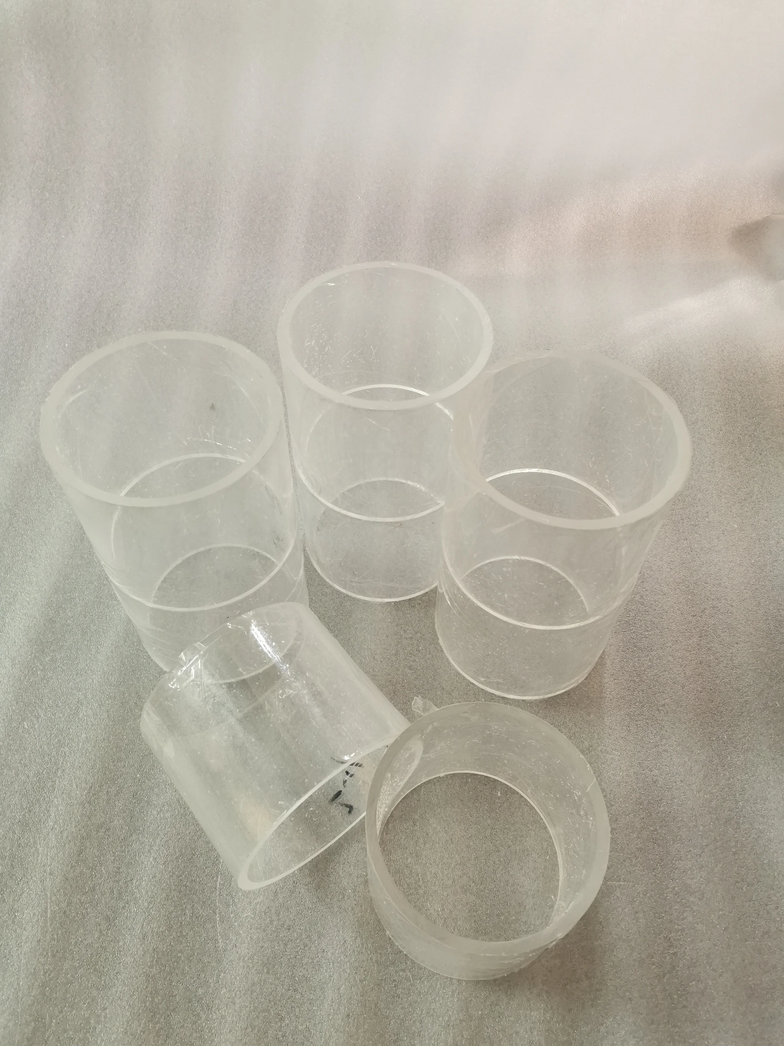 YOUYIZUO Transparent Acrylic Tube Pmma Cylinder Pipe Hollow Flexible Clear Cast Acrylic Polish Tube  For Kids Toys Bamboo Bas