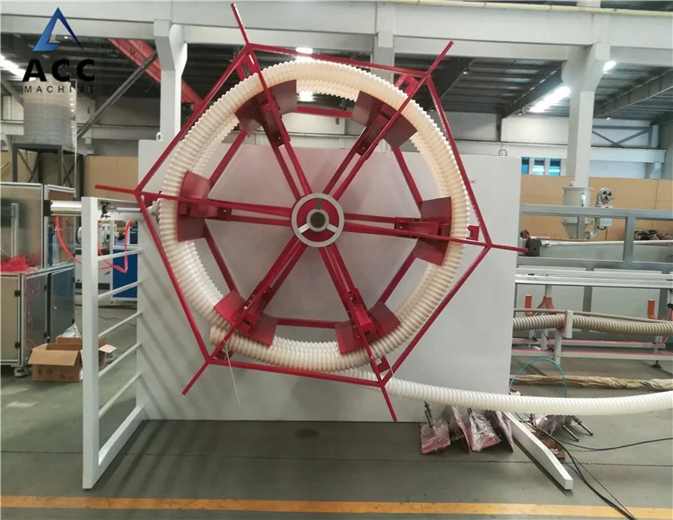 PP/PE Spiral pipe extruder machine supplier/Plastic Spiral Protective Sheath Tube machine