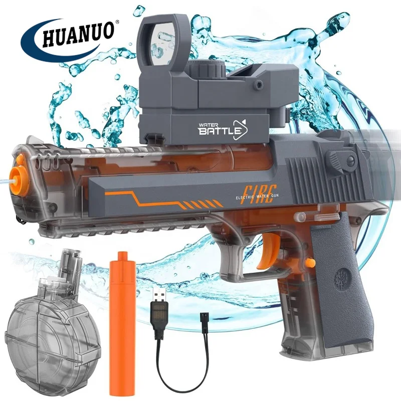 Kids Adults Squirt Guns Up to 35 FT Range with Large Capacity 500CC Water Blasters Toy Automatic Water Gun