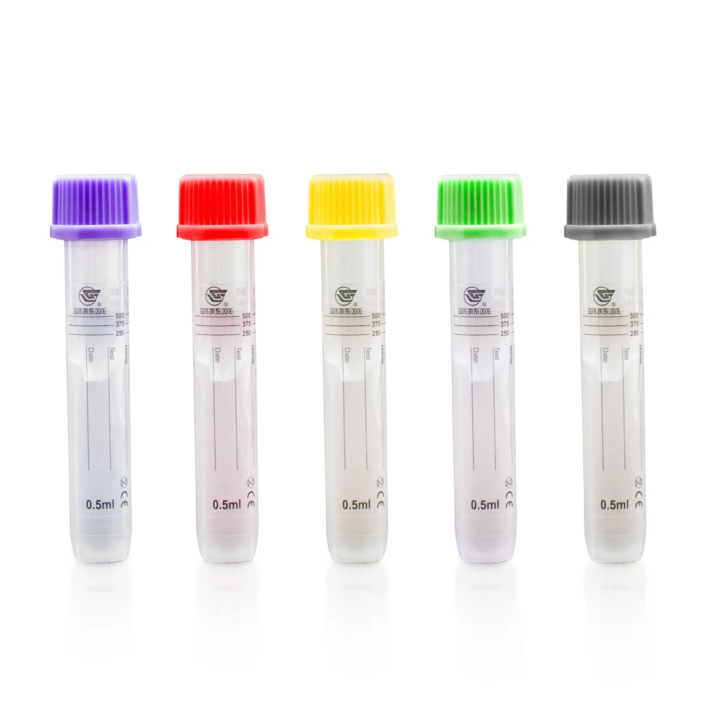 
 Пластиковая длинная детская медицинская одноразовая микротрубка для взятия крови  