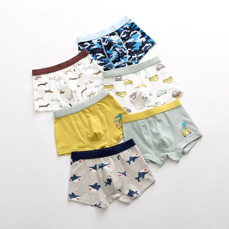 
Boys fashion underwear custom new design children underwear boys cotton cartoon boxers kids underwear 
