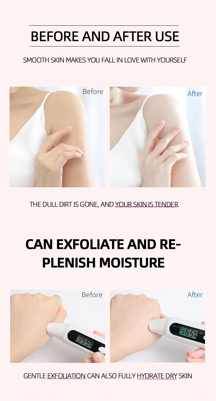 100ml Exfoliating Gel Deep Cleanse Body Scrub Gentle For Face And Body