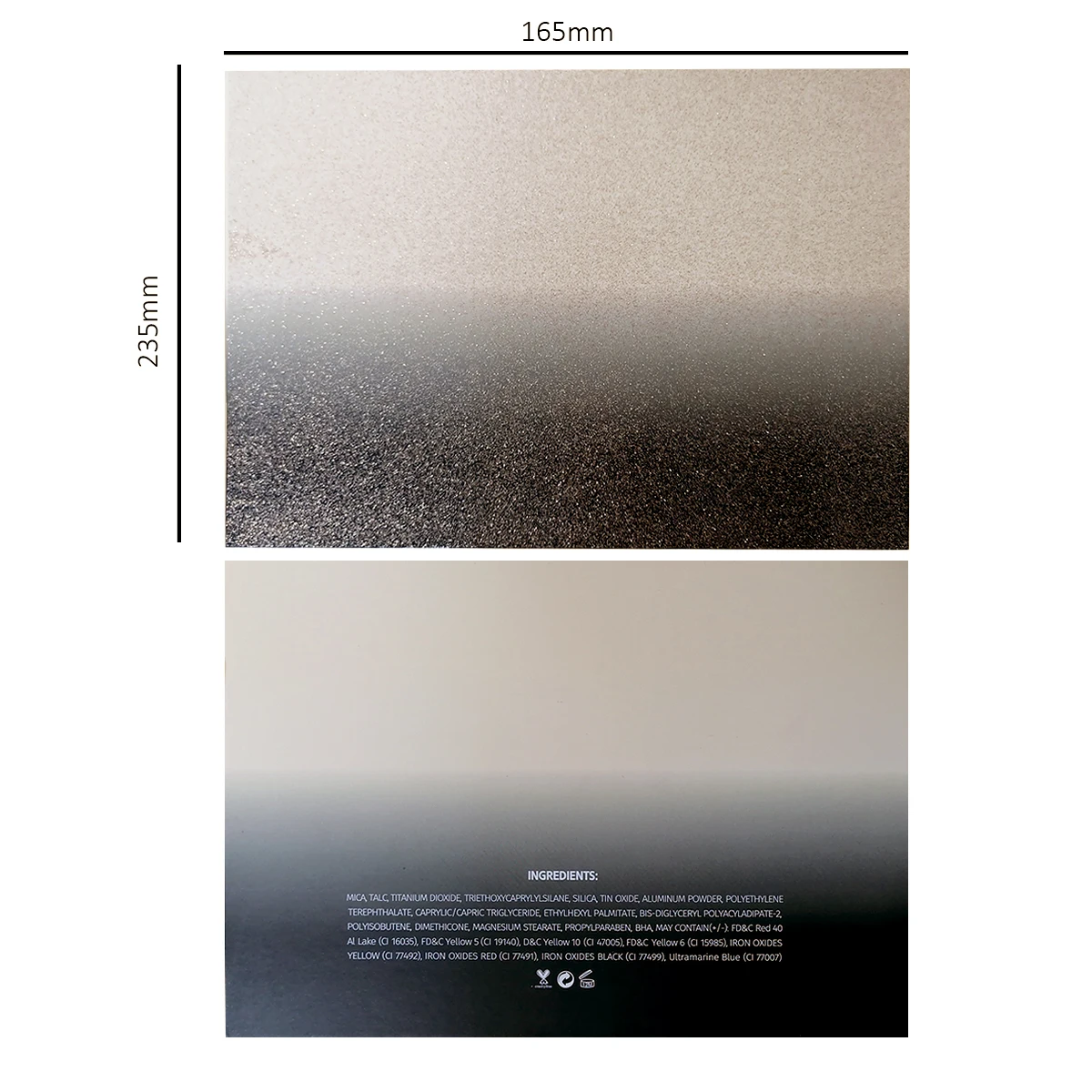 
no logo neon eyeshadow palette high pigment eye shadow eyeshadow palette 