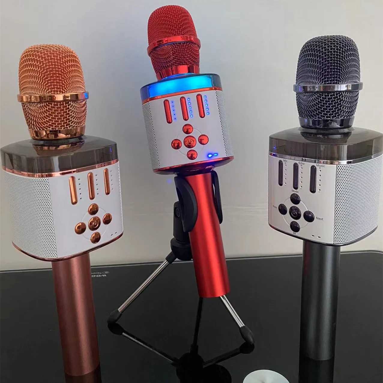 Портативный беспроводной караоке-микрофон портативный с Bluetooth колонка для дома вечеринки дня рождения подарок
