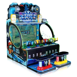 4 игрока водная игра с вибрацией сиденья машина для аркадных игр родителей и