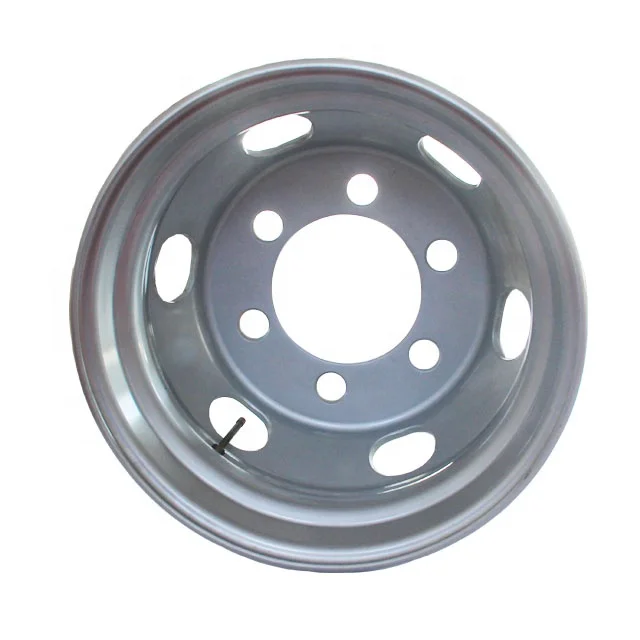 22.5 Inch 6.75x22.5 7.5x22.5 22.5x6.75 22.5x7.5 Tubeless Heavy Duty Truck Steel Wheel Rim Factory Wholesale For Truck Tires