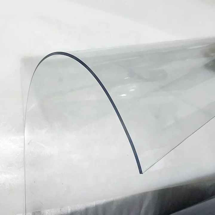 Fuxing clear  3mm film frosted pvc roll pvc transparent roll soft plastic sheet roll clear pvc film 1mm