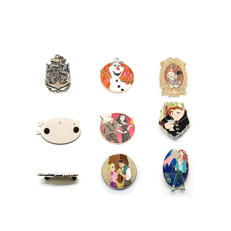High Quality Wholesale Factory Custom Metal Soft Hard Enamel Badge & Coin Lapel Pin Souvenirs With Rubber Clutch