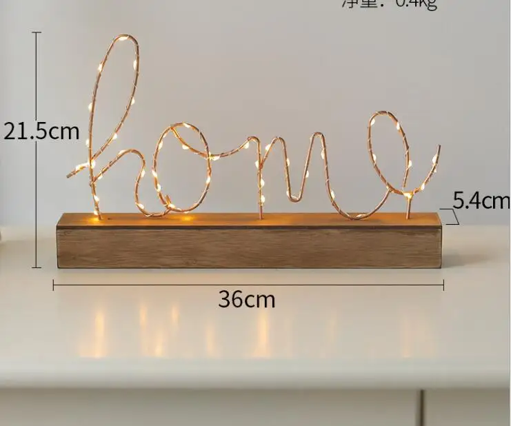 Модель с надписью «Love» P265 подсветкой настольная лампа для магазина украшения ремесел декор со звездой украшение на день рождения домашний