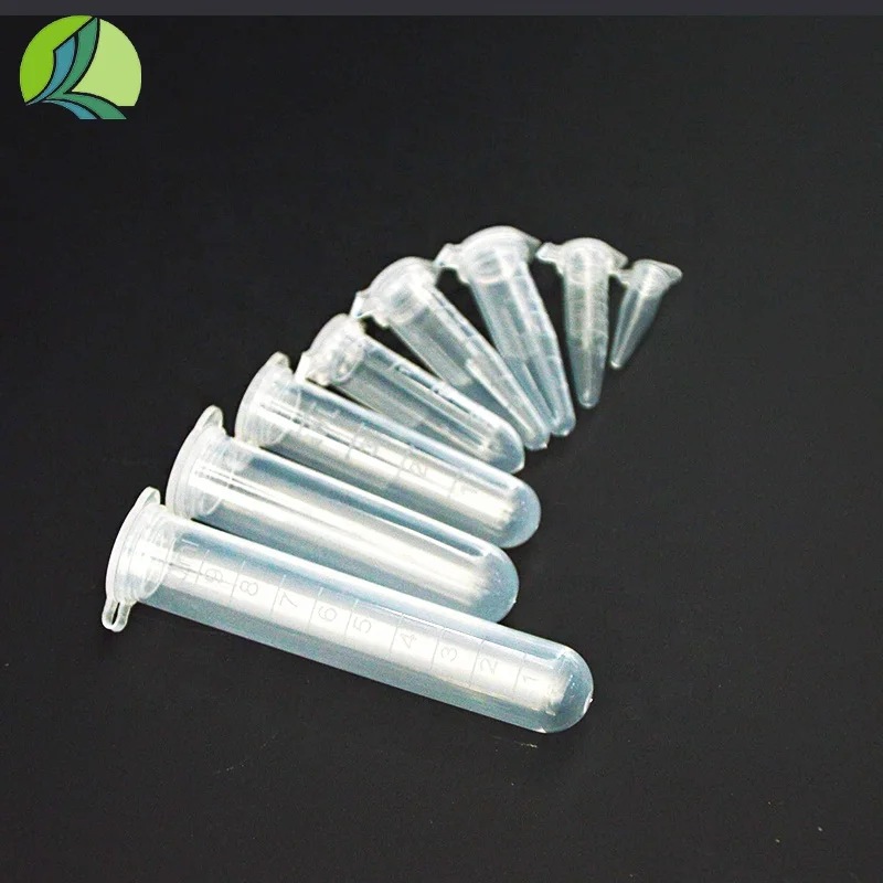 Plastic 0.2ml 0.5ml 1.5ml 2ml 5ml 7ml 10mlConical Micro Centrifuge Tube With Press Cap