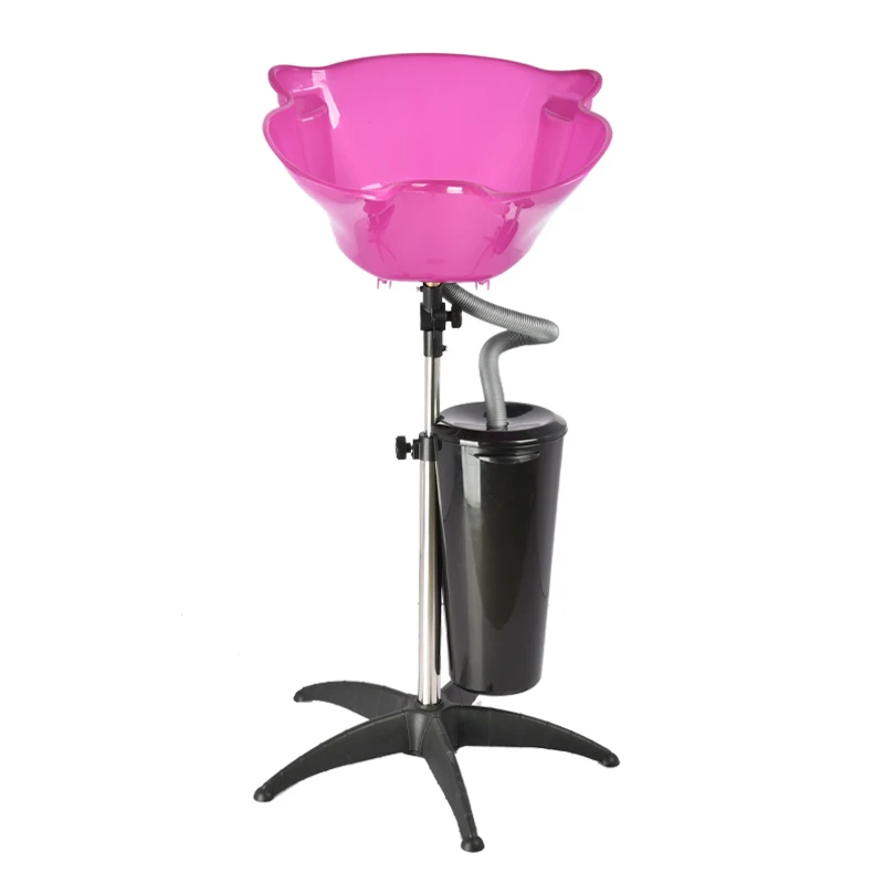 Factory supply salon hairdressing black portable shampoo basin for washing hair