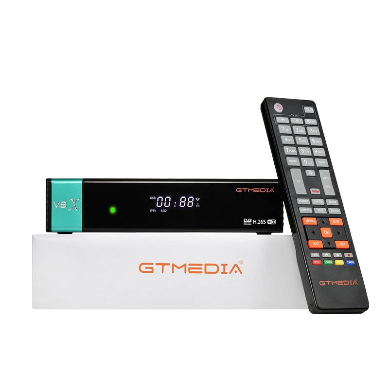  Новейший спутниковый ТВ-приемник GTMEDIA V8X H.265 DVB-S/S2/S2X с разъемом для карт CA поддержка Conax Irdeto Viaccess