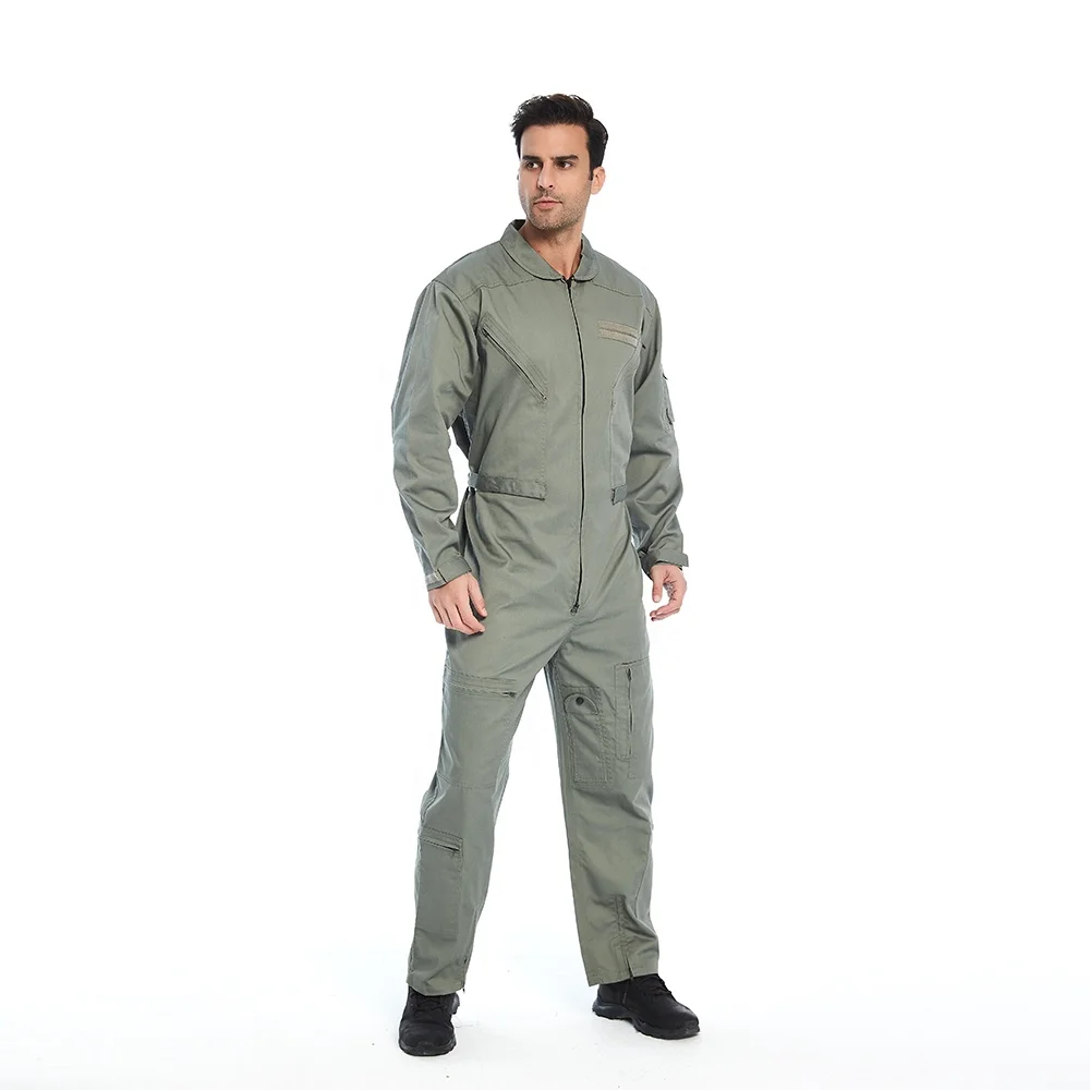 Hot sales aramid fire resistant flight pilot coveralls flying suits