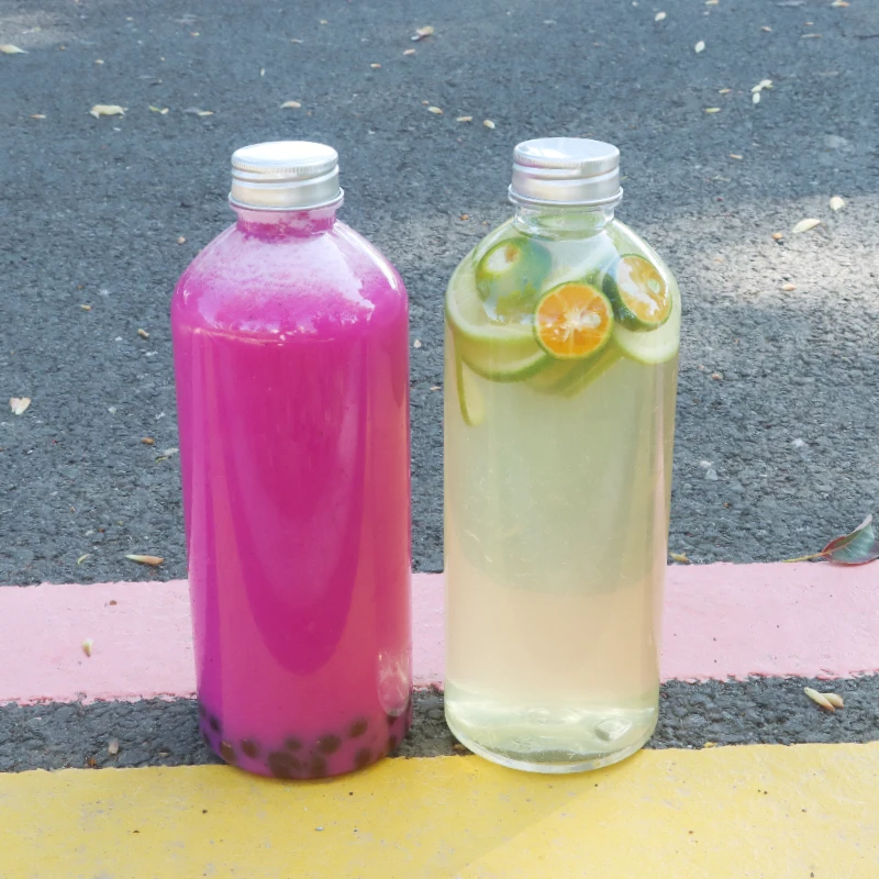 Wholesale customized 1000ml 1L beverage juice bottle, disposable pet plastic bottle manufacturer