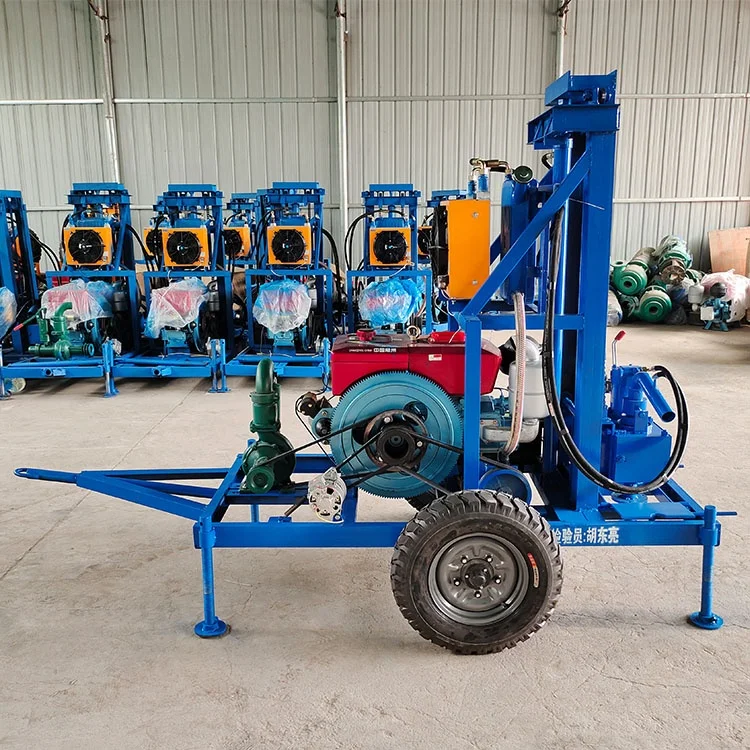 100 м 25HP 28HP 35HP Шахта буровая установка/машина для бурения скважин