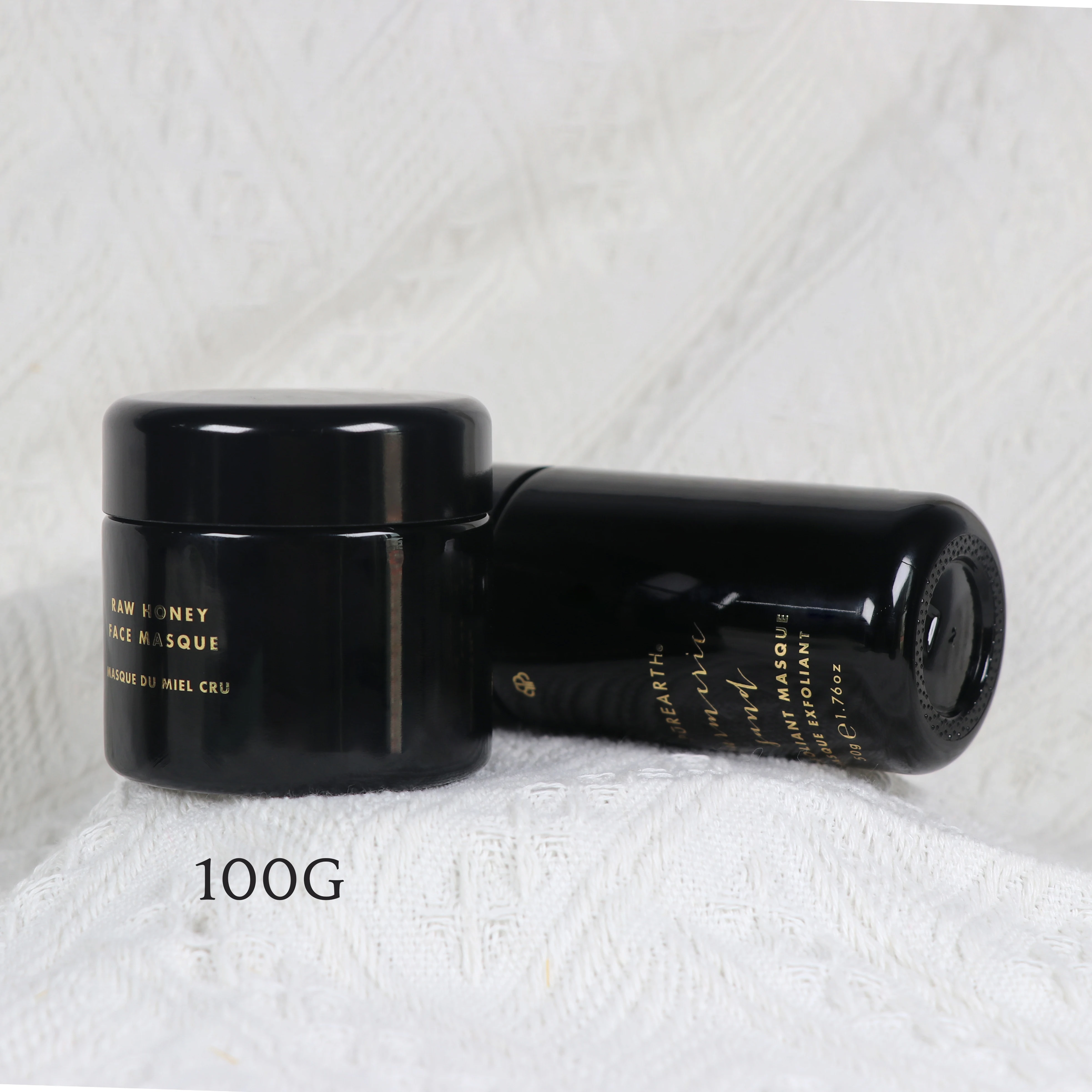 luxury 15ml 30ml 50ml 60ml 100ml 120ml 200ml 250ml 500ml food storage UV dark violet glass cream jar with lid