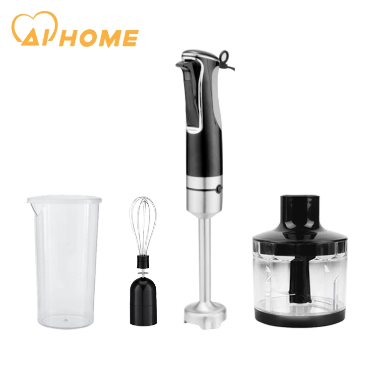 Household Electric 1500W 2L food processor 400ml chopper 600ml measuring cup with lid SS foot New Item Hand Blender