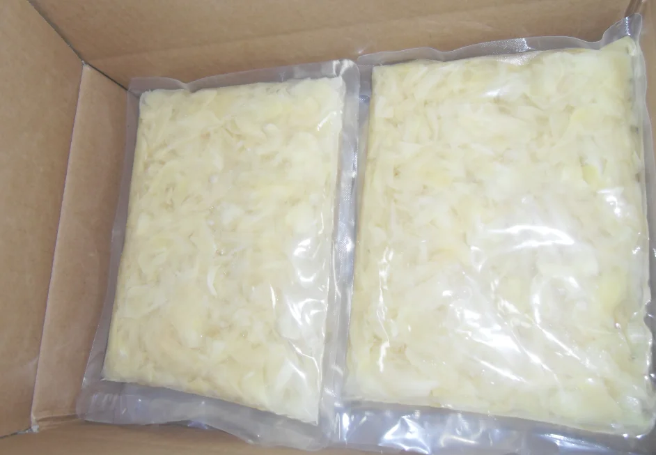 Japanese natural sliced white pickled sushi ginger