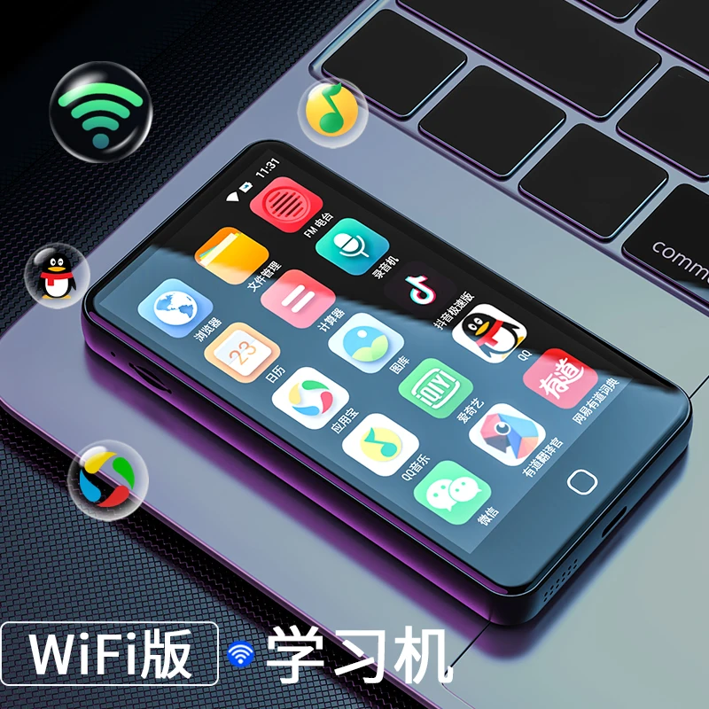 Новые RUIZU H5 Android WiFi MP3 плеер с BT V5.0 полный сенсорный экран 16 Гб Hifi музыкальный Поддержка загрузки приложения