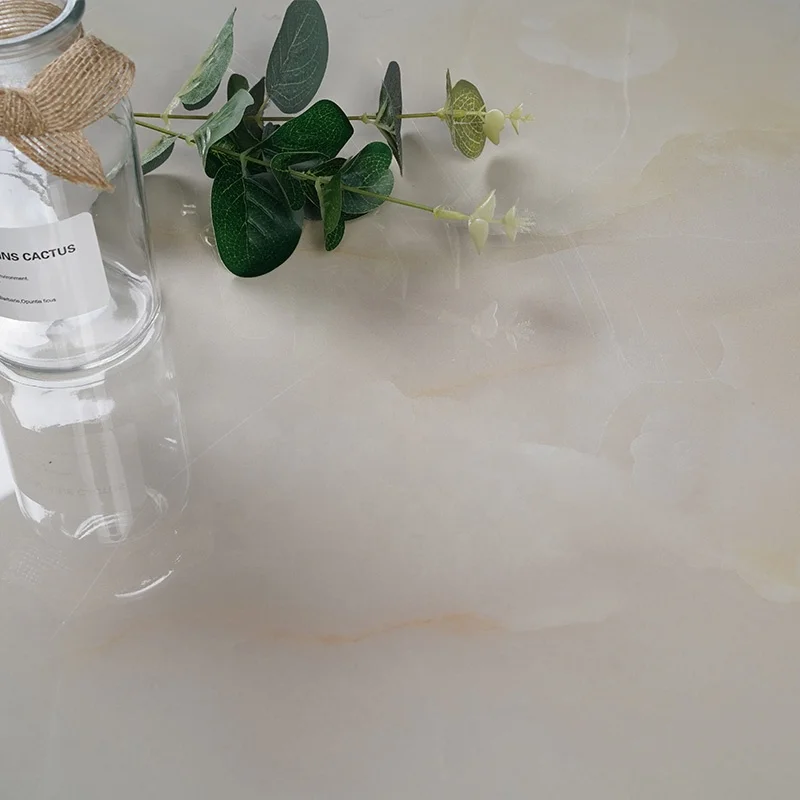 Cream Marble 24x48 Full Polished Glazed Porcelain Luxury Stone Floor Tile for House