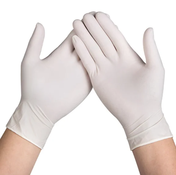 Factory direct nitrile gloves latex white disposable gloves mixed pvc gloves